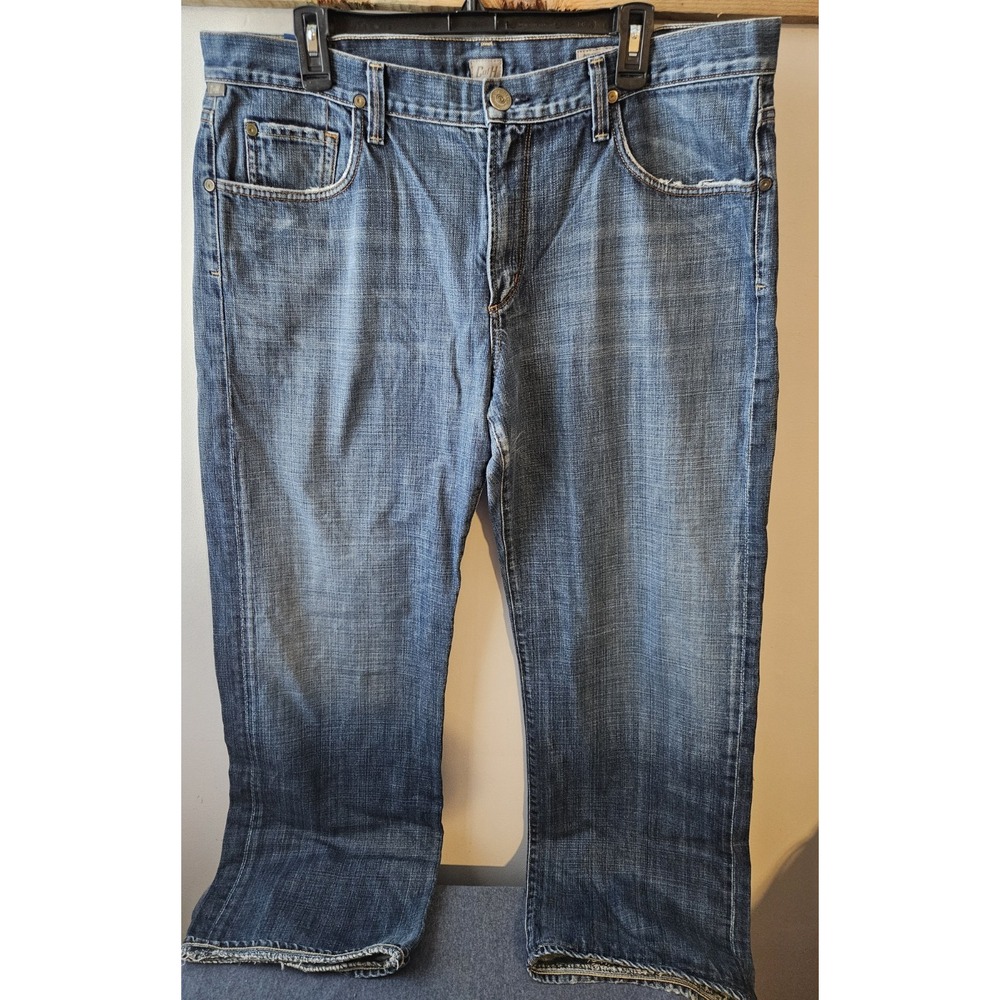 Citizens of Humanity Mens Jeans‎ Size 38x34 Evans Blue Made in USA Denim